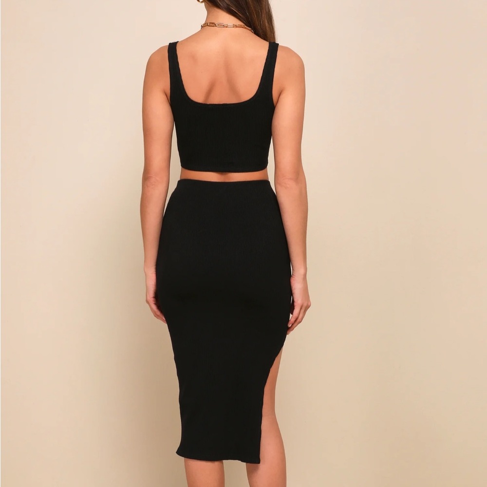 Lulu's Set For Life Bodycon Two-Piece Set XS - Picture 2 of 2